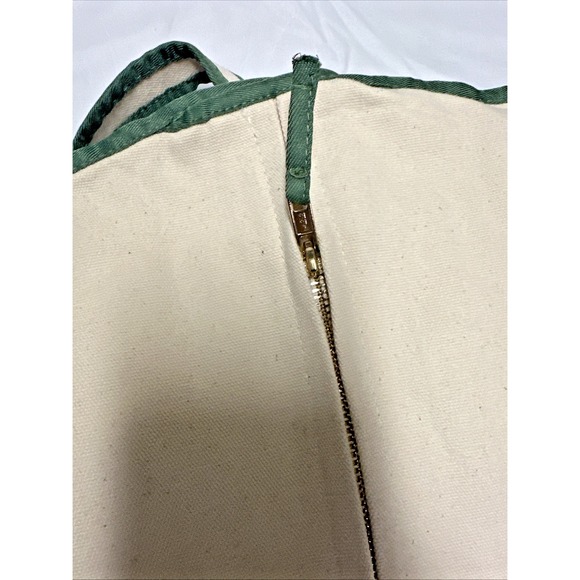 SID MASHBURN Men VTG Business Travel‎ Core Ivory Canvas Garment Suit Cover Bag - Picture 7 of 9